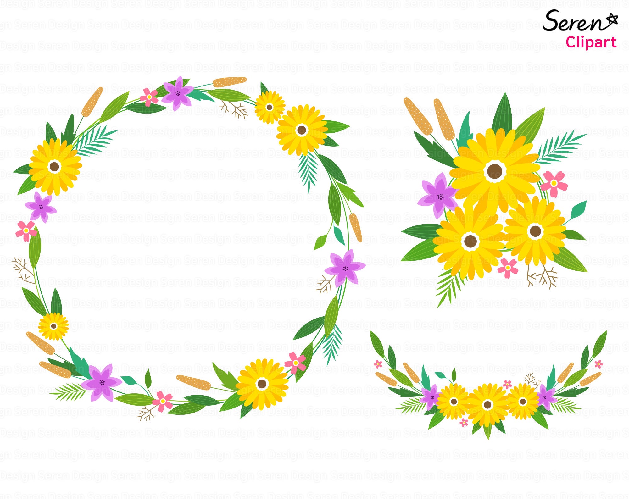 Free Free 51 Half Flower Wreath Svg SVG PNG EPS DXF File
