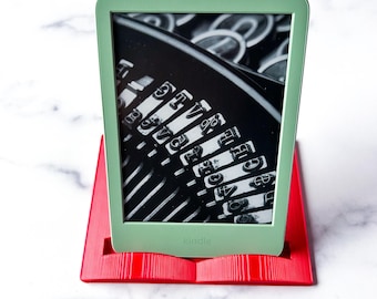 Open Book Tablet Stand | Stocking Stuffer, Gift for readers, Lightweight Stand, Kindle Book Holder