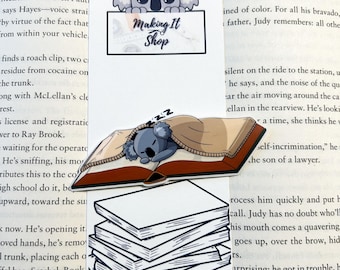 Cozy Koala Sticker | Sleeping Koala, Kawaii Koala Animal Sticker, Koala Sticker, Fantasy Animals, Cute Art, Hand drawn, Decorative Sticker