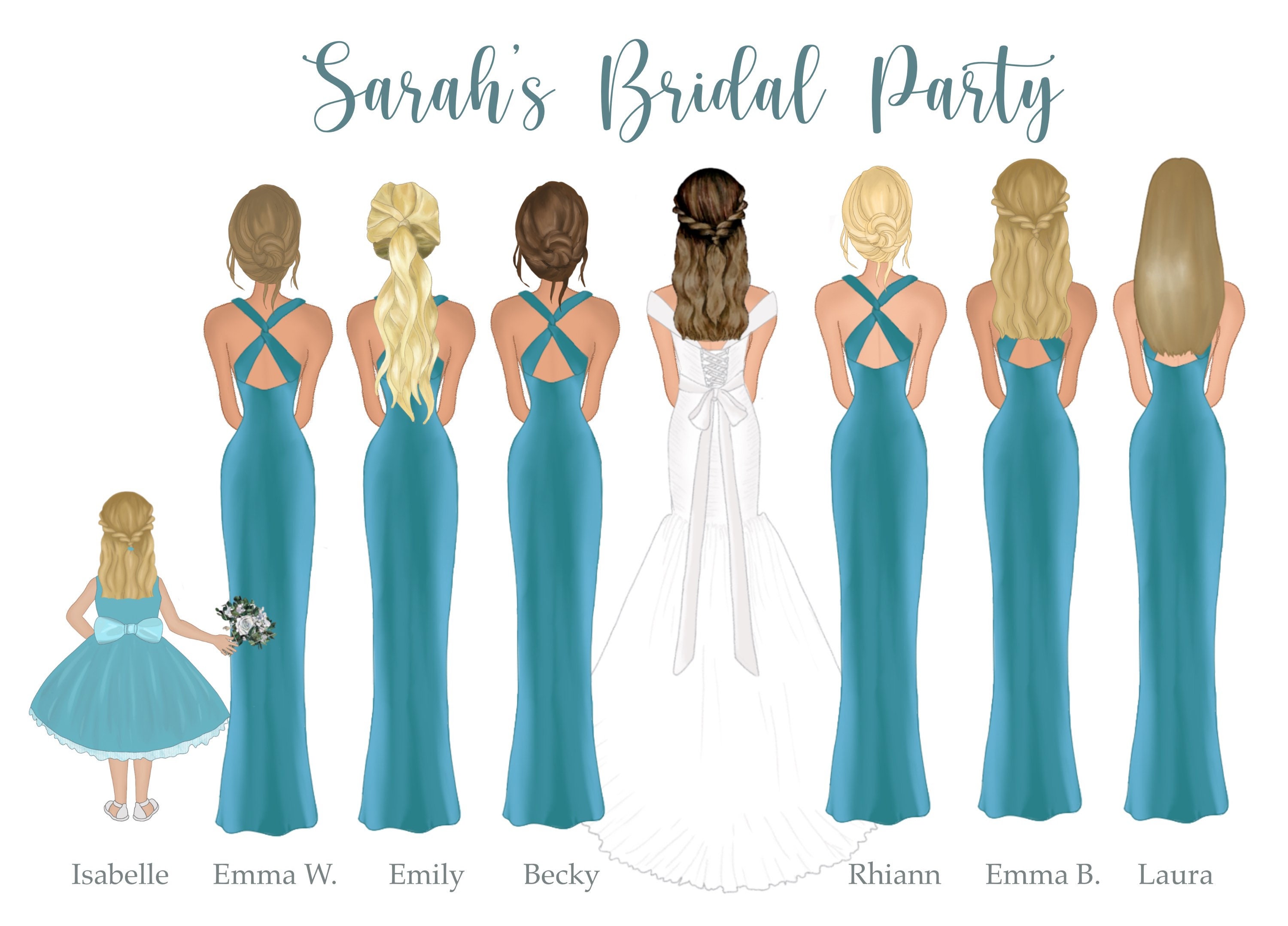 Customized Bridesmaid Proposal Card Print Printable Etsy