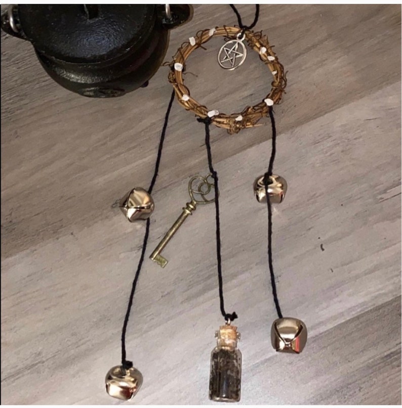 Witch Bells with home protection Spell jar Etsy