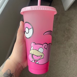 Slowpoke Tumbler Cup with Straw
