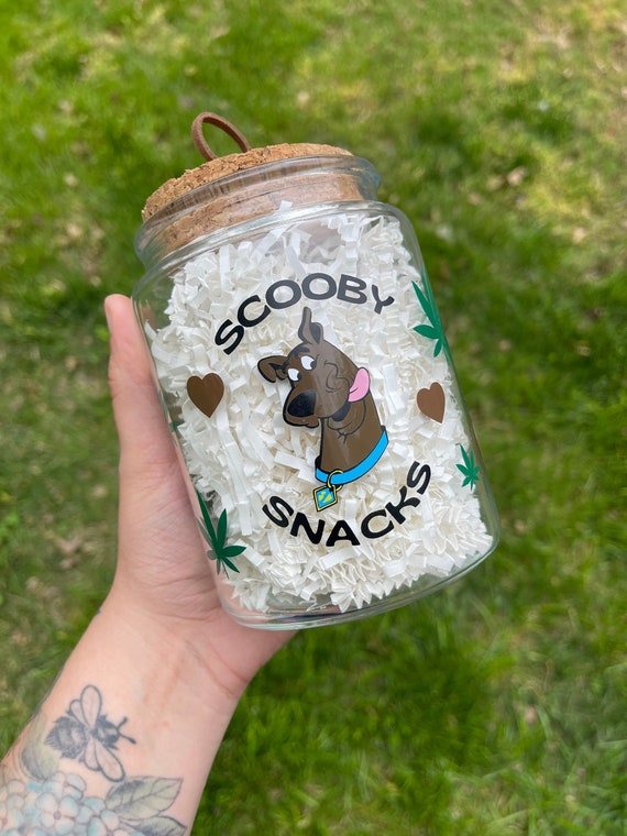 Scooby-Doo! Scooby Snacks Glass Storage Jar