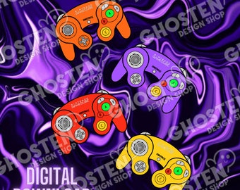 GameCube Controllers SVG