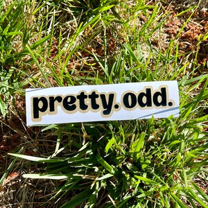 Pretty. Odd. Panic! at the Disco Inspired Vinyl Decal