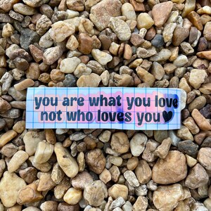 You Are What You Love Not Who Loves You Fall Out Boy Inspired Vinyl Decal