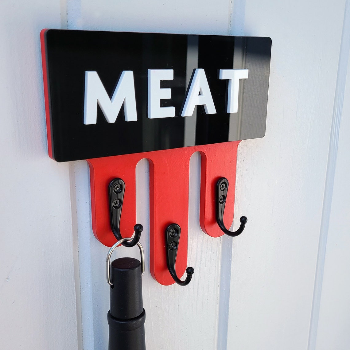 Meathooks BBQ Tool Hooks / Holder Outdoor Kitchen Tool Holder Etsy