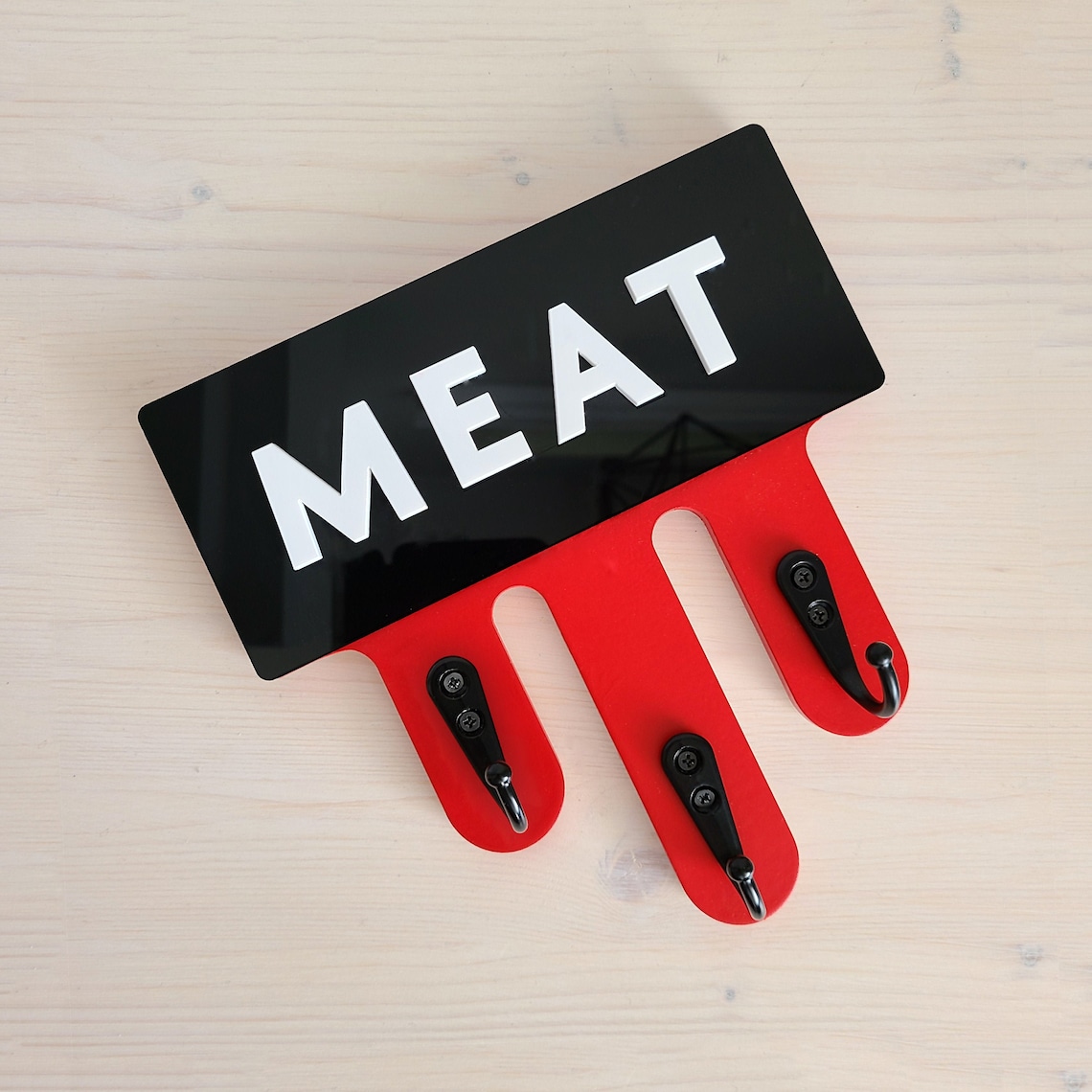 Meathooks BBQ Tool Hooks / Holder Outdoor Kitchen Tool Holder Etsy