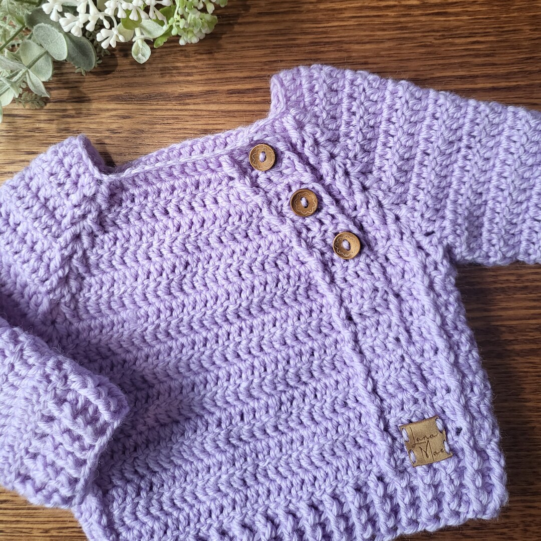 Made to Order Hand Crocheted Baby Jumper in Pure Wool Etsy Australia