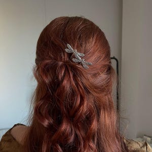 Fairycore Dragonfly Vintage Hairpins Set of 2 - Elegant Hair Accessories for Stylish Looks