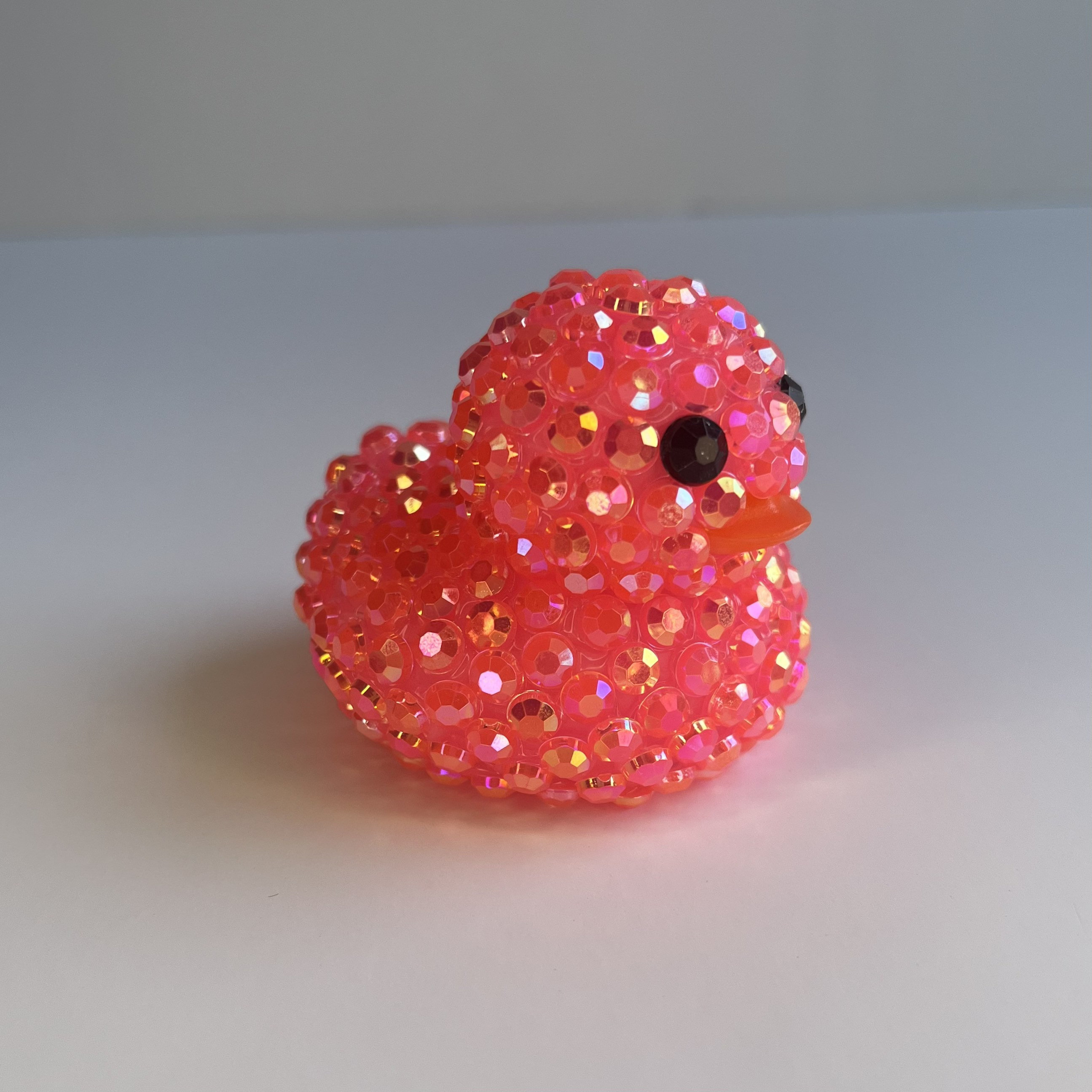 RHINESTONE Pink RUBBER DUCKY Baby Shower Gift Sparkly Duck Etsy