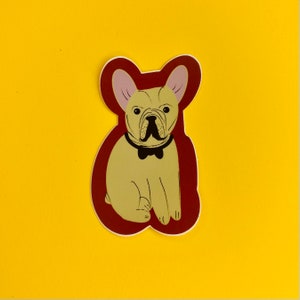 FRANZÖSISCHE BULLDOGGE STICKER - Laptop Decal - Hund Sticker - Vinyl Aufkleber - Aufkleber für iPhone