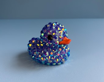 Rhinestone Rubber Duck – Sparkly Baby Shower Gift, Jeep Duck