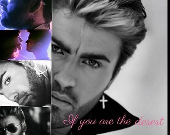 Imán de metacrilato XL de George Michael 'Father Figure'