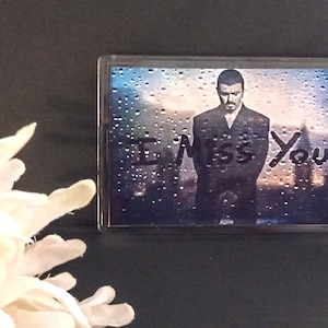 George Michael magnete extra large, George Michael Merchandise, George Michael Gifts, George Michael Decor