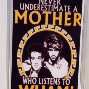 Magnete da frigorifero Wham/George Michael, XL, Regali Wham, Arredamento Wham, Regalo di compleanno/Regali per la mamma