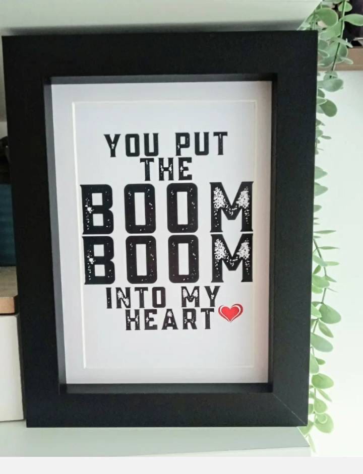 Wham song lyrics, Wake Me Up, framed photo, Wham Gifts,  Wham Merchandise,  George Michael,  George Michael Gifts,  Yog Gifts