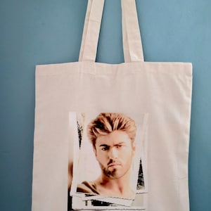 George Michael Tote Bag, George Michael Gifts, George Michael Decor, George Michael Merchandise