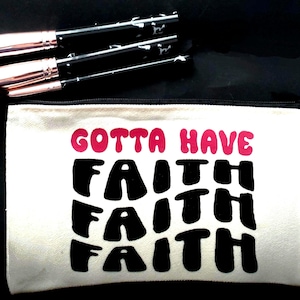 George Michael Gift Make-Up Bag, FAITH theme, cosmetic holder, George Michael Gifts, George Michael Decor