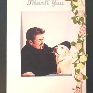 Biglietto di auguri di George Michael, biglietto di ringraziamento, biglietto di amicizia, regali per fan di George Michael, decorazioni di George Michael