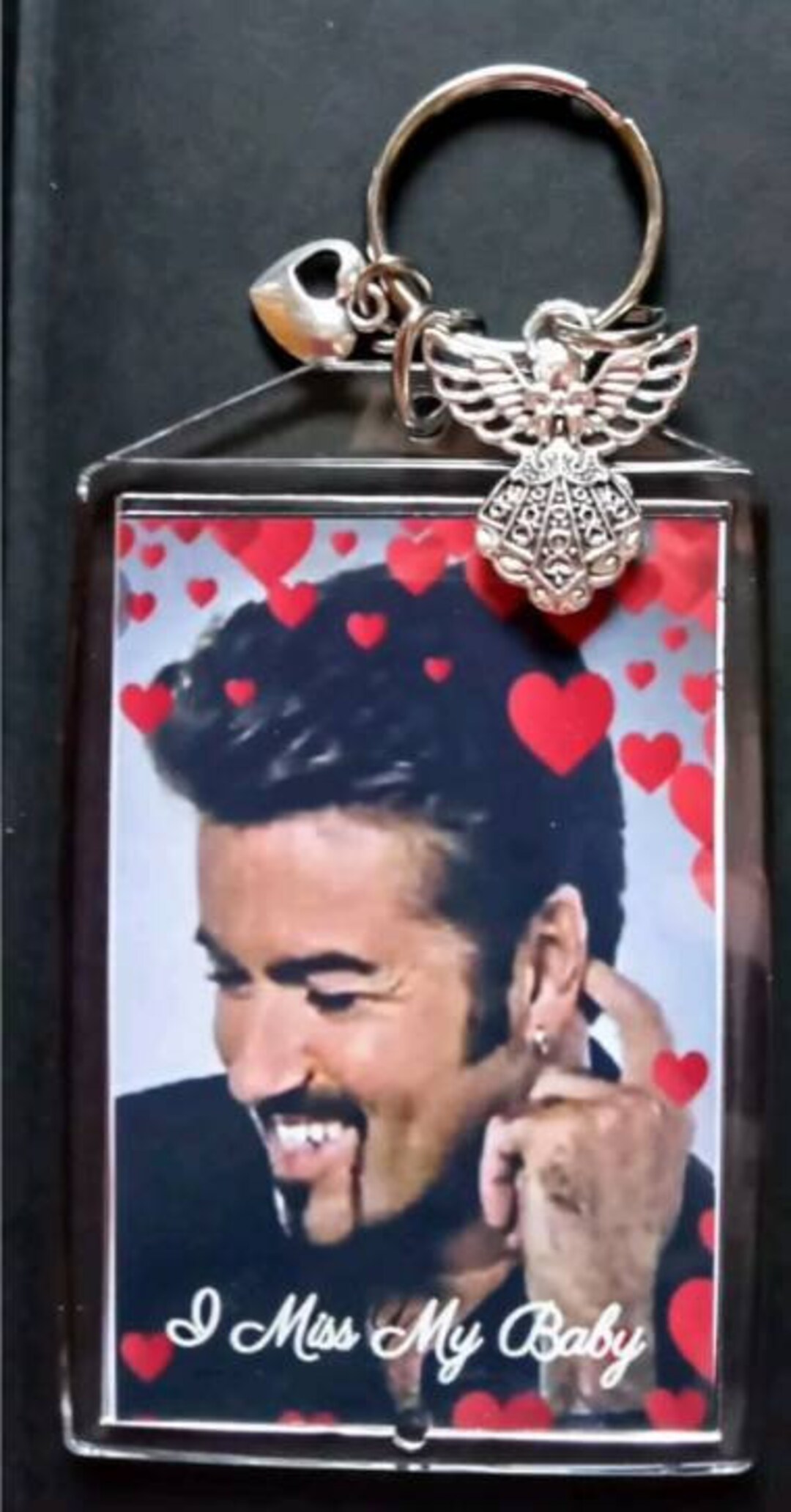 George Michael Keychain Themed Charms XL - Etsy
