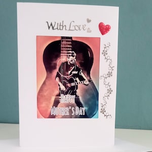 Biglietto personalizzato per la festa della mamma di George Michael, fatto a mano, regali di George Michael, regali per la festa della mamma, biglietto per la festa della mamma, regalo personalizzato