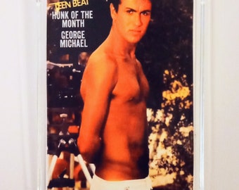 Imán de metacrilato de George Michael, decoración vintage de galán