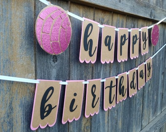 Pink Glitter Concha Happy Birthday Banner: Pan Dulce Party Decor
