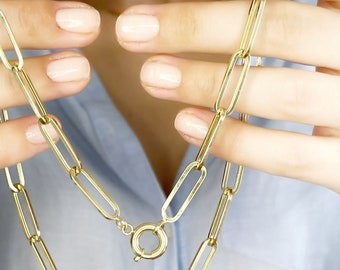 Paperclip Necklace - Etsy