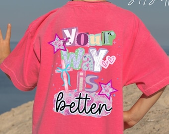 Your Way's Better Shirt, Kids Bible Verse Shirt, Christian Religious Shirt