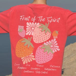 Comfort Colors Kids Christian Shirts, Biblical Tee, Bible Verse Tee, Jesus Shirt, Religious Kids Faith Tee, Christian Shirt, Fruit of Spirit