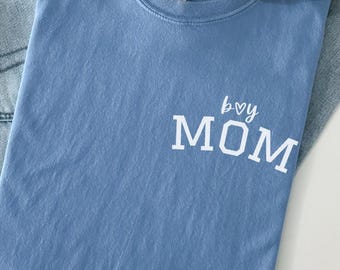 Comfort Colors Boy Mom Shirt, Mom of Boys Shirt, Cute Mom Life Tee, Mother's Day Gift, Mama of Boys Shirt, Boy Mom Graphic Shirt for Women