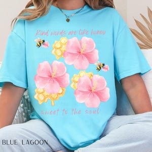 Comfort Colors Kids Christian Shirts, Christian Tshirts for Girls, Bible Verse Shirt, Faith Shirt, Jesus Shirt, Youth Group Shirt Kind Words