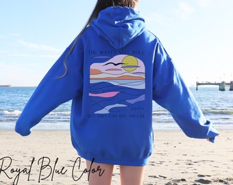 Boho Christian Sweatshirt, Words on Back Hoodie, Bible Verse Hoodie, Faith Shirt, Religious Apparel, Church Hoodie, Christianity Gifts