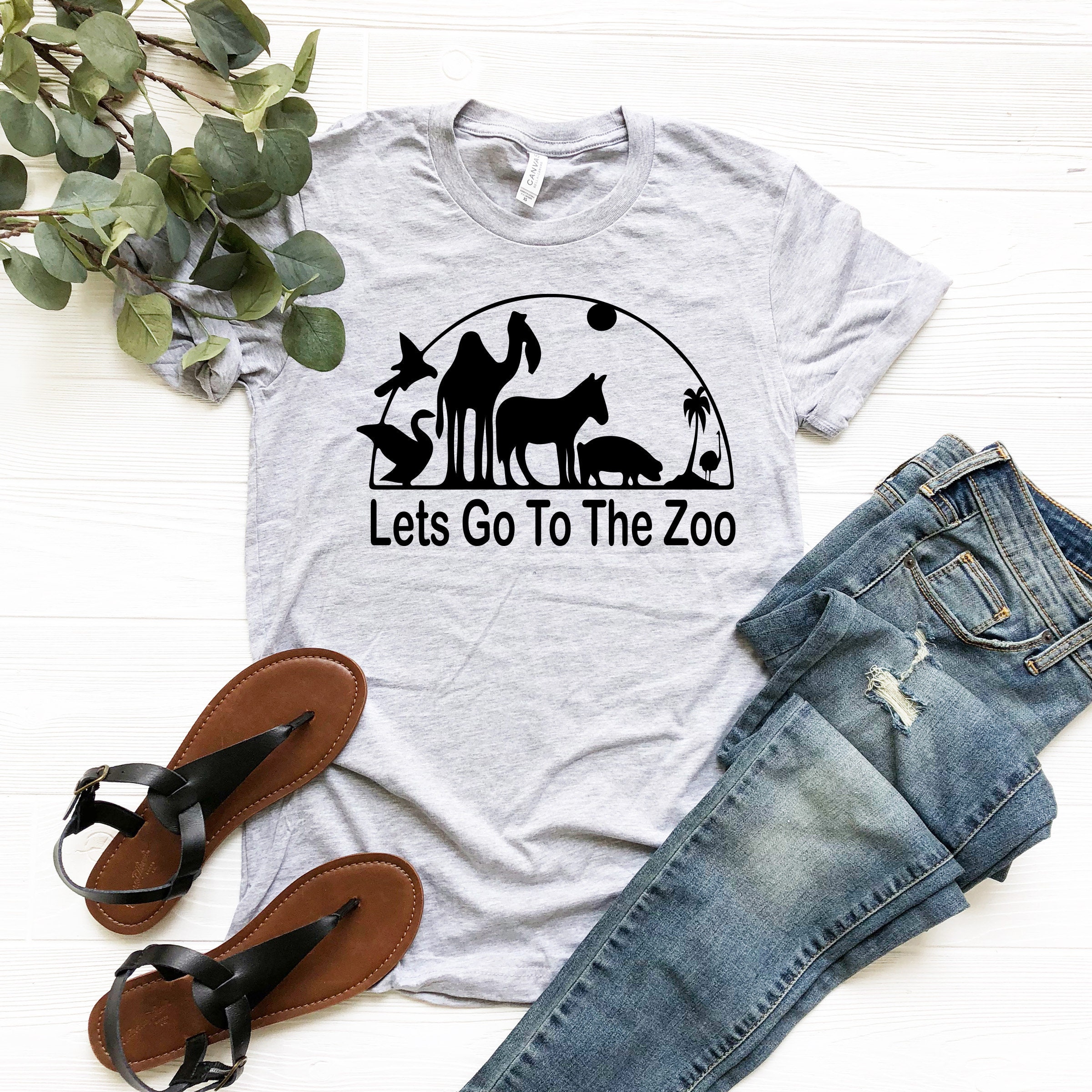 Lets Go To The Zoo Shirt Zoo Shirt Animal Shirt Shirt For Etsy