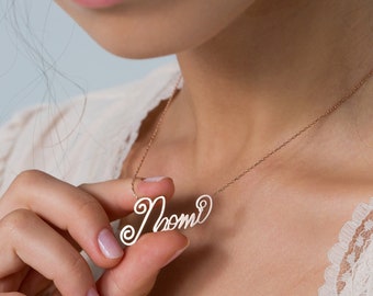 Personalized Handwritten Necklace | Custom Signature Necklace | Custom Name Jewelry | Dainty Necklace | Gift for Mom | Christmas Gift