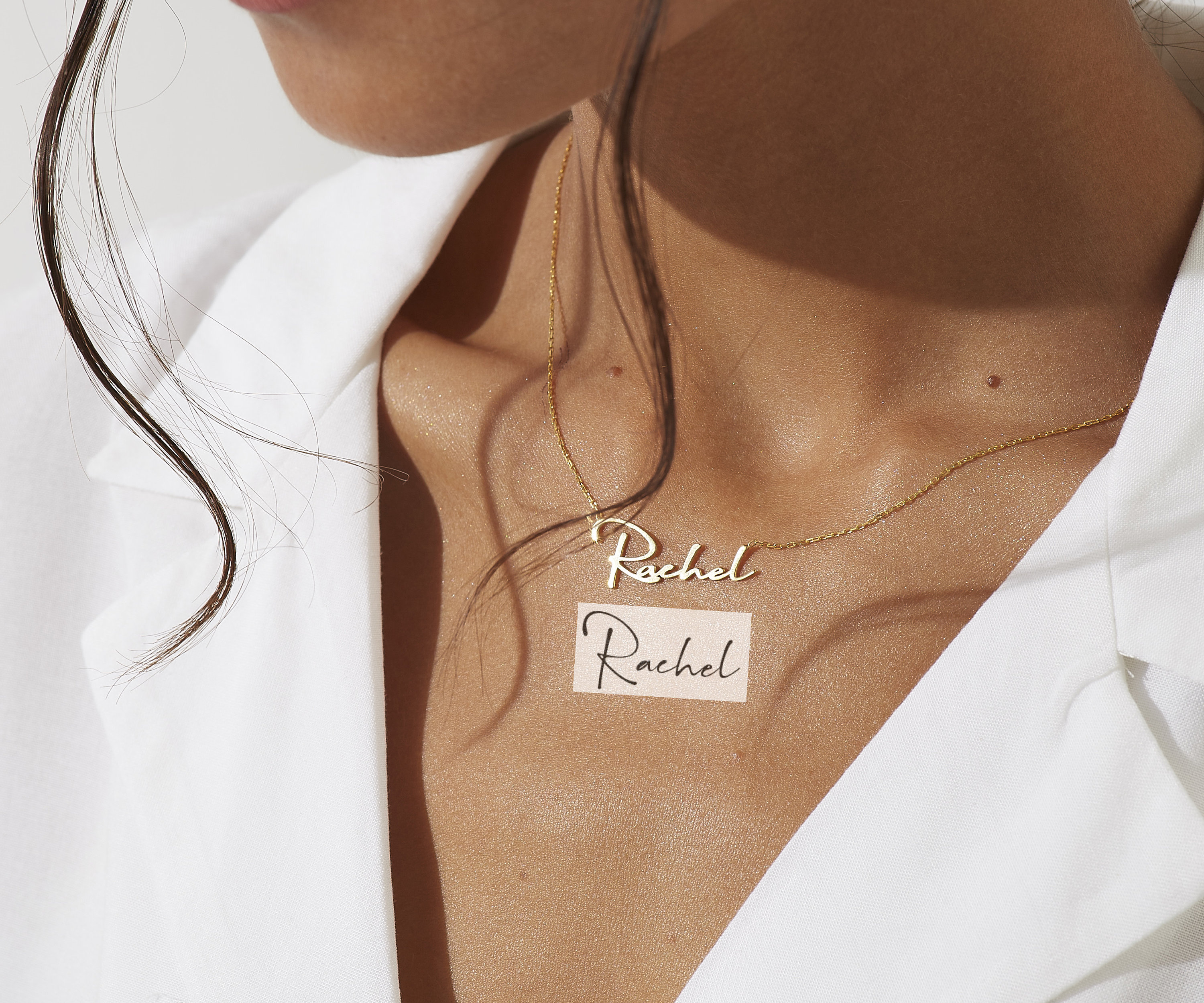 Actual Handwriting Necklace | Mother's Day Gift | Signature Necklace | Personalized Name Necklace | Christmas Gift | Valentines Day Gift