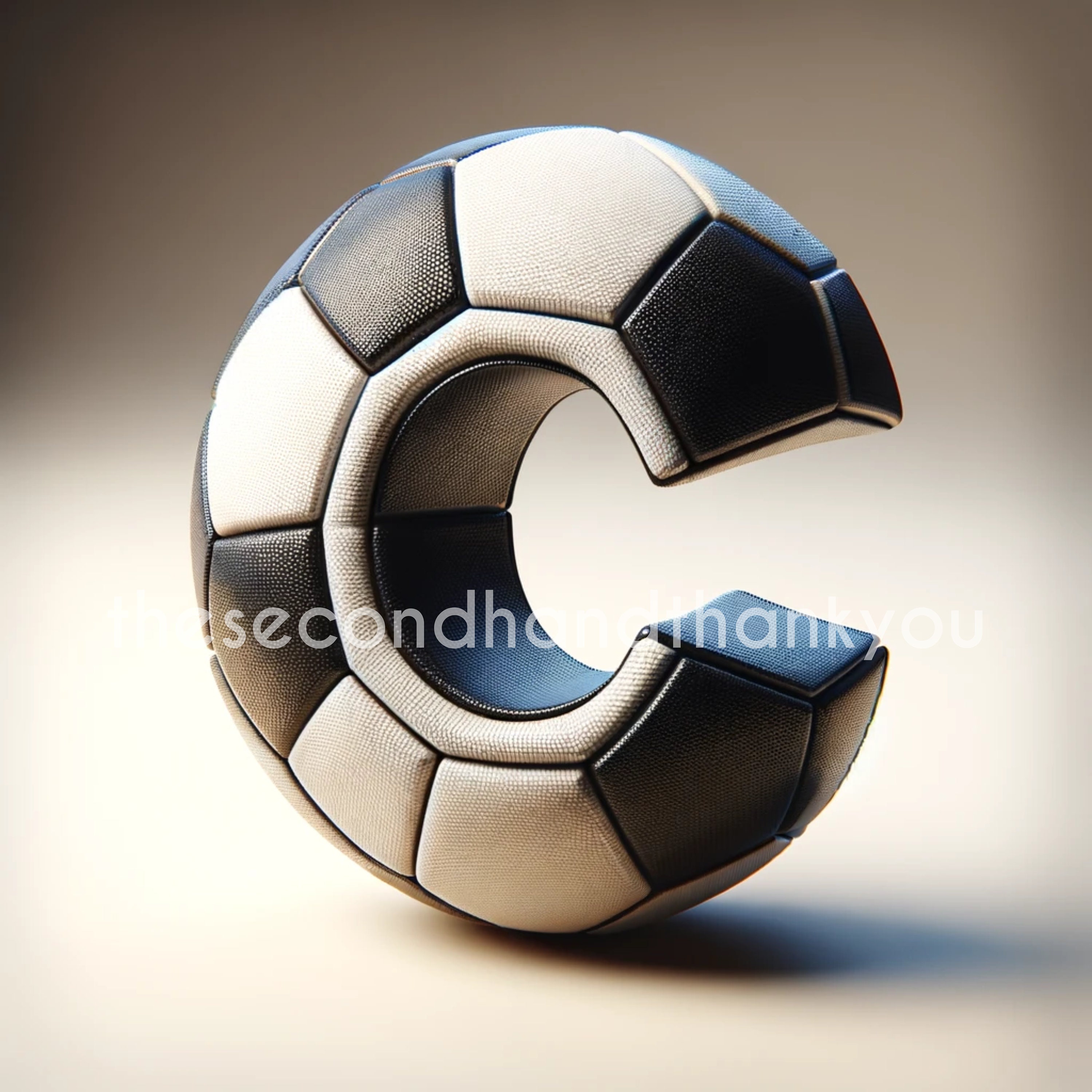 Fútbol PNG, Letras Doodle, Fuente Doodle, Letras PNG 3D, Alfabeto PNG