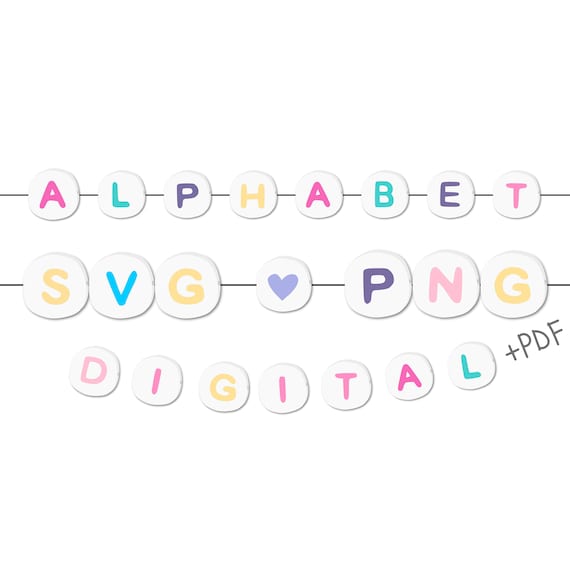 Friendship Bead Bracelet SVG Alphabet Bead Doodle Letters Doodle Font SVG Alphabet Letter Beads Friendship Bracelet Digital Stickers Etsy Canada