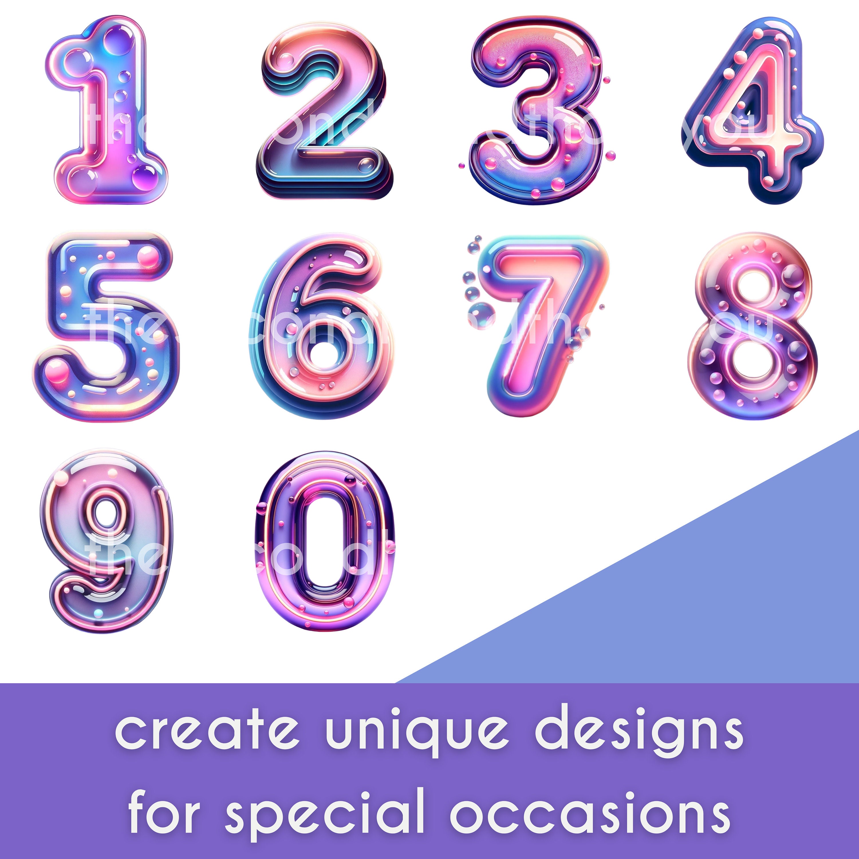 Bubble Letters, 3D Doodle Letters, Y2K Font PNG, Retro Font, Doodle
