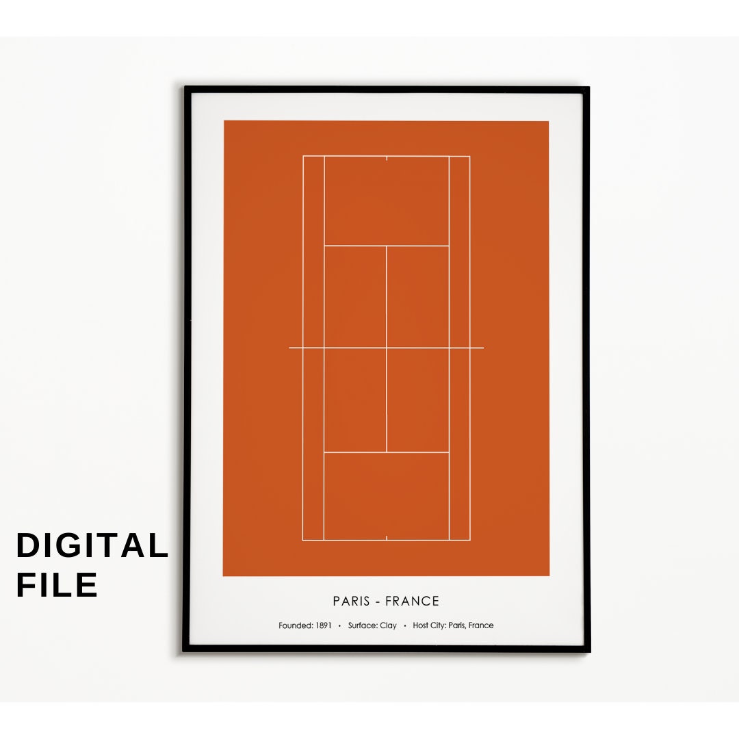 Affiche ancienne Roland Garros 1998 d'Hervé Télémaque 1998