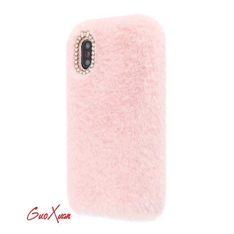 Luxury Fur Bling Diamond Phone Case for Samsung Galaxy S20 Ultra 5G S9 S8 Plus S10 Lite S10e Note 10 20 Soft Silicone Cover