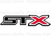 FORD ST X EXCLUSIVE simplified logo optimised for vinyl cutters .svg .dxf .pdf .eps & .png Files (Plus original logo))