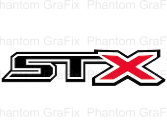 FORD ST X EXCLUSIVE simplified logo optimised for vinyl cutters .svg .dxf .pdf .eps & .png Files (Plus original logo))