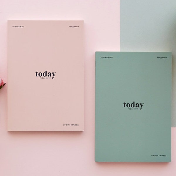 Today Weekly Planner Book / All Year Long High-Quality Planner | Slim and Unique schedule planner | Weekly - Comfy Calendar, Journal Book