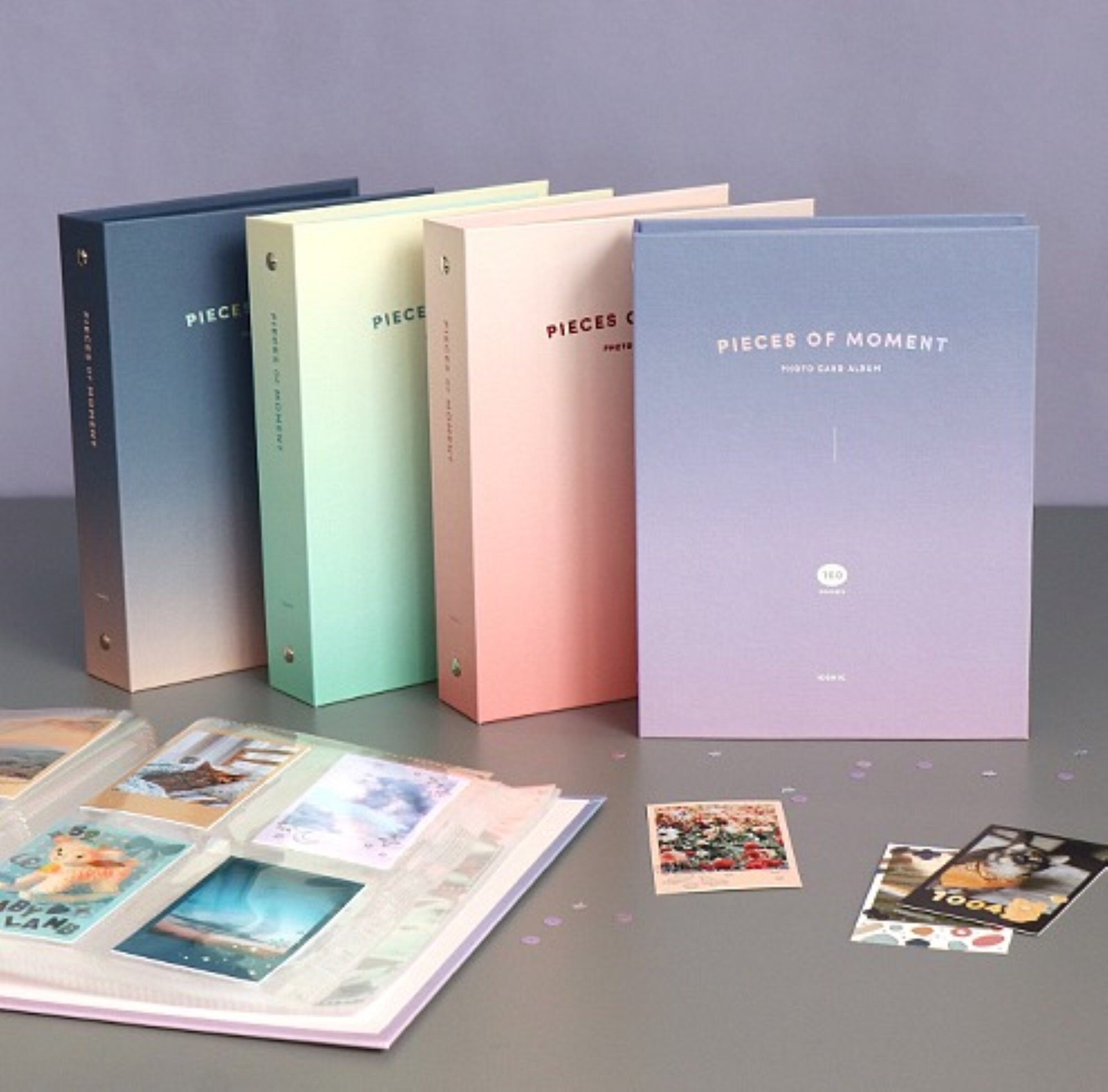 Pieces of Moment Photo Card Album Creative Photo Ideas Hard Cover Color  Album Photo Tickets Polaroid Album Name Card Binder 