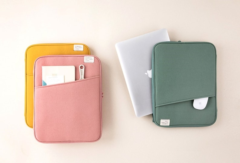 Laptop Sleeve 13' MacBook Case | Protective Laptop Case- 5 Colors | High quality Cotton iPad Case | Comfy Zipper Sleeve | MacBook case 