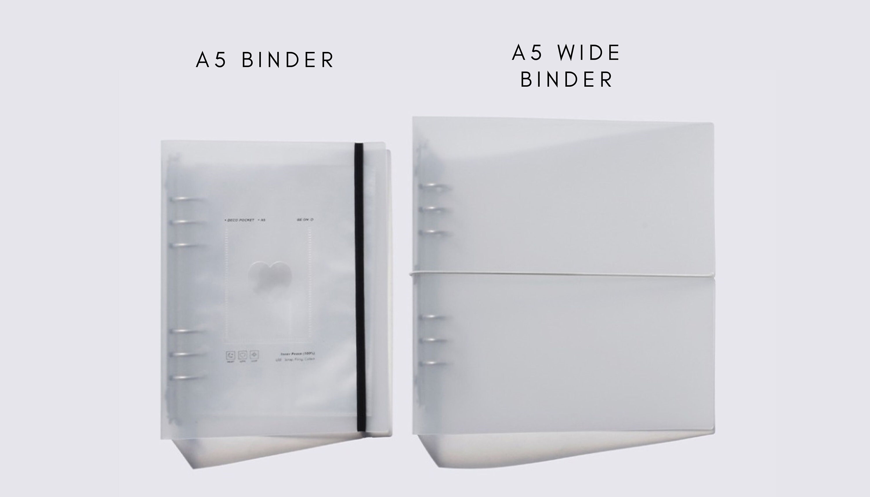 A5 Six Ring Wide Binder Cover Scrap Deco Binder A5 Wide Etsy