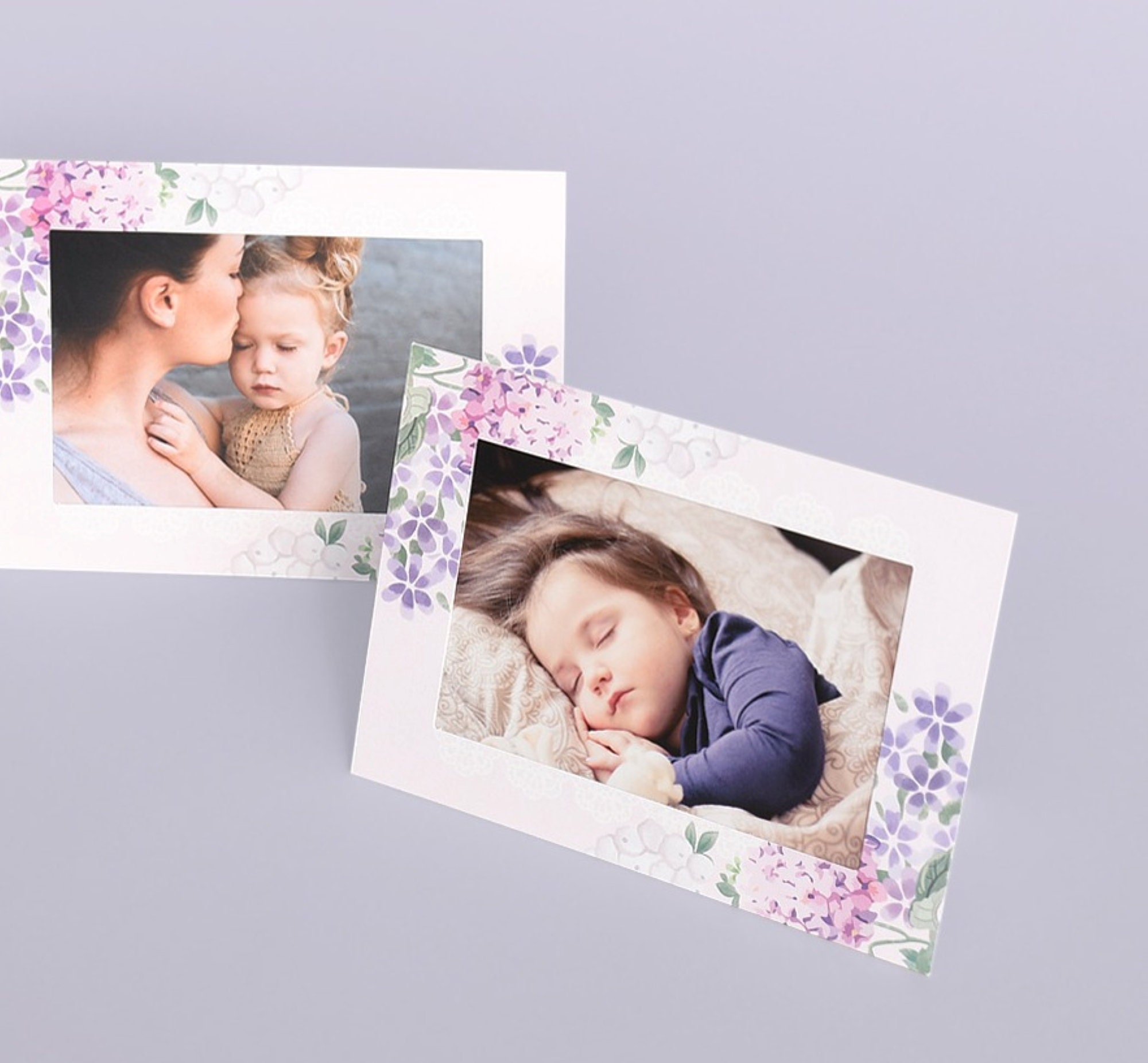 Moods&Views 4X6 White paper photo frame set of 10 sheets