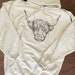 Shaggy Cow Hoodie - UNISEX Hoodie Sweatshirt Tee - Highlander Cow 